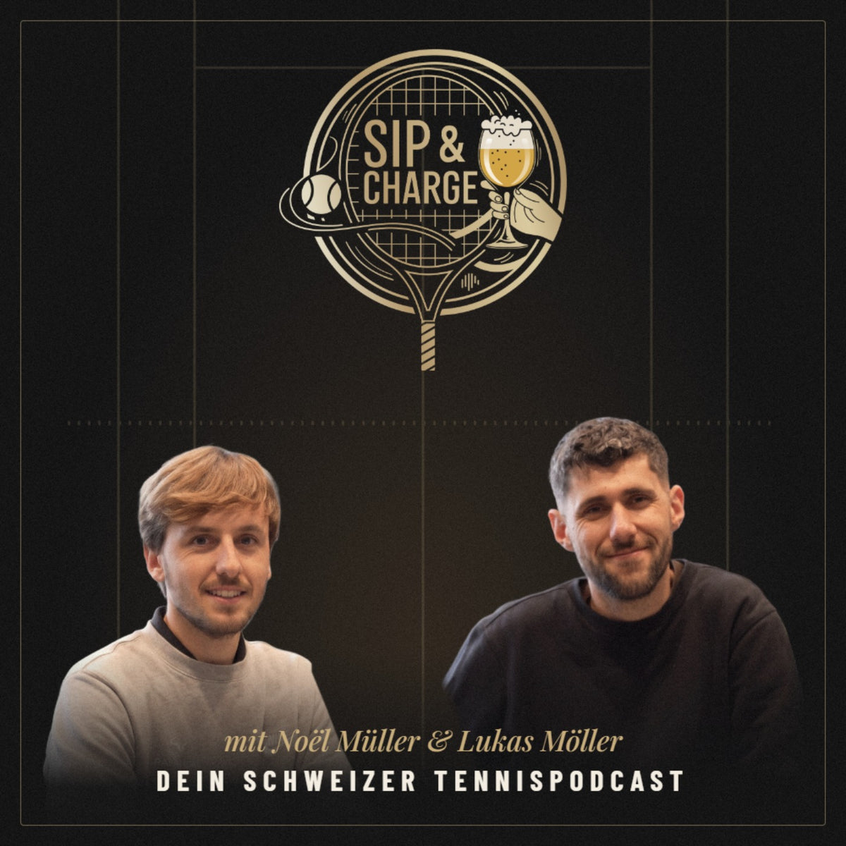 Cover der Podcast-Folge Swiss Indoors 2026 Vorschau von Sip & Charge